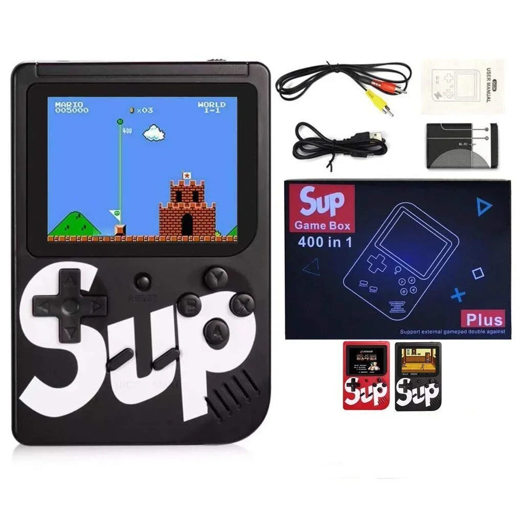 Retro Portable Mini Handheld Video Game Console – 400 Built-in Classic Games