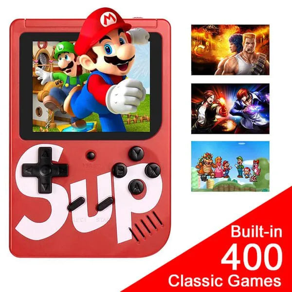 Retro Portable Mini Handheld Video Game Console – 400 Built-in Classic Games