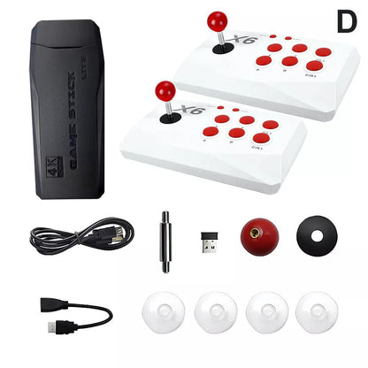 X6 Retro Game Console – 64GB | 20,000+ Games | Dual Wireless Arcade Joysticks | Plug & Play